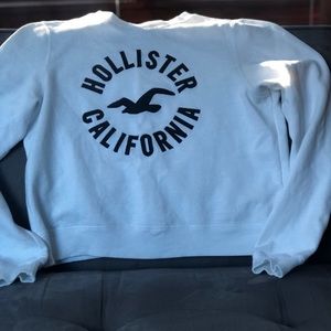 Hollister cropped size Medium sweatshirt